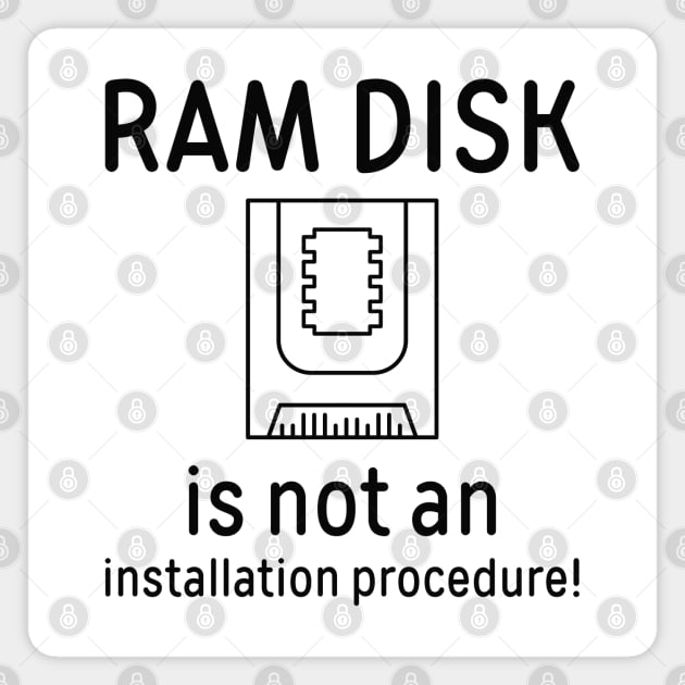 Ram Disk Magnet by LuckyFoxDesigns